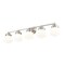 Z-Lite Vaughn Vanity, 5-Light, 7.75 In.W x 40.75 In.L x 9.5 In.H, Brushed Nickel/Matte Opal 735-5V-BN - alternate 2